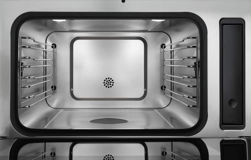 Incinta cupt. cu finisaj inox cu asp. de țesătură
