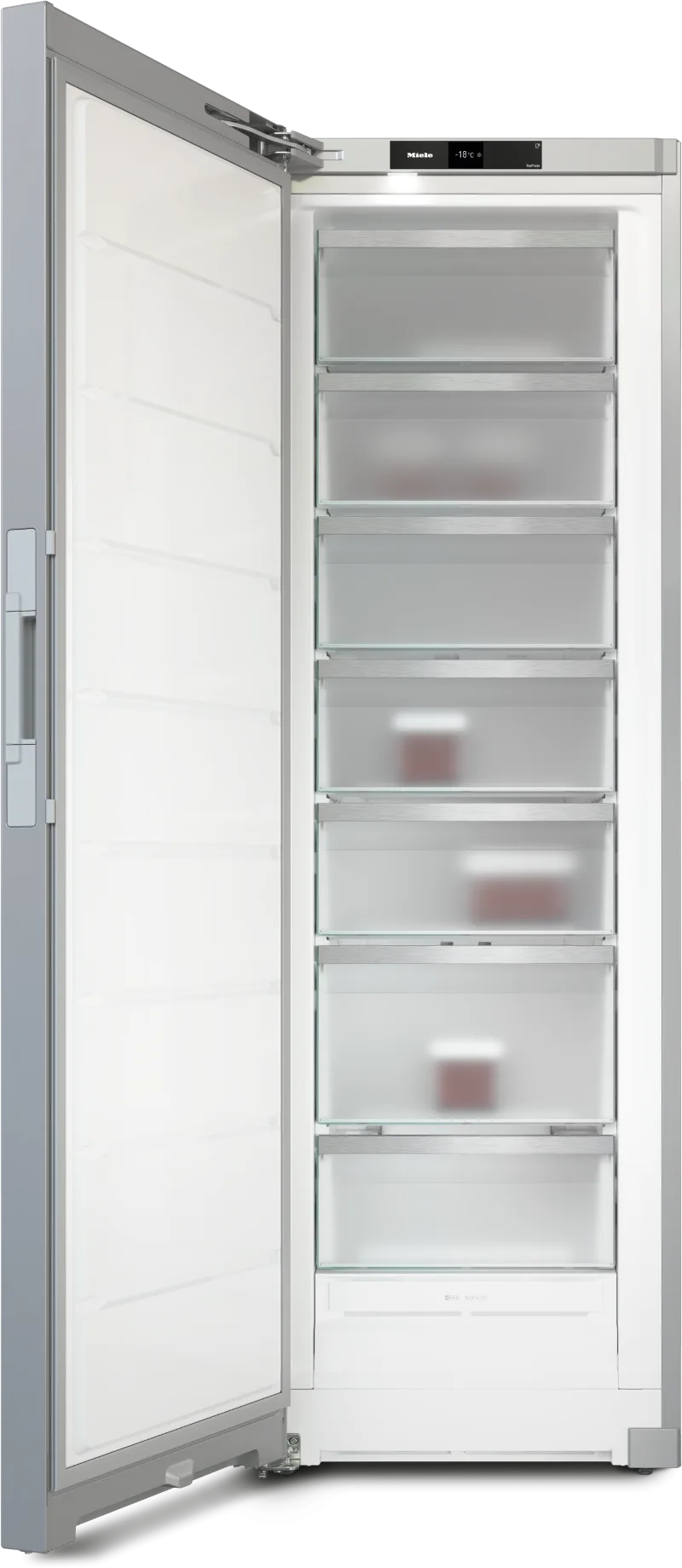FNS 4882 D edt/cs CleanSteel Congelator freestanding - Miele - Image 2