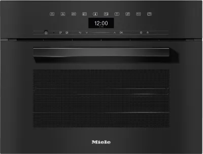 DGC 7440 HC Pro Black Cuptor combinat cu abur Dual Steam Sous-vide, Mix&amp;Match - Miele