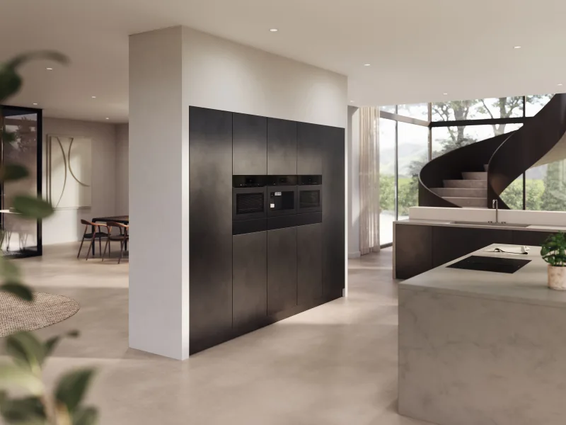 H 7840 BMX BLACK MATT Cuptoare combi cu microunde ART LINE - Miele - Image 4
