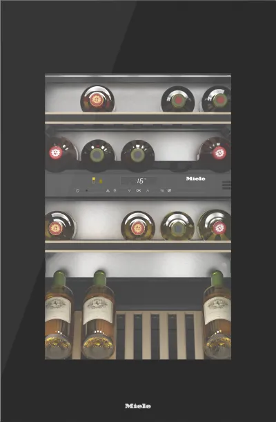 KWT 6422 iG-1 black Racitor vinuri - Miele