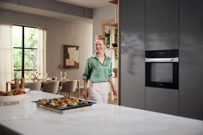Cuptor H 2861-1 B CleanSteel  cu gatire AirFry - Miele - Image 4