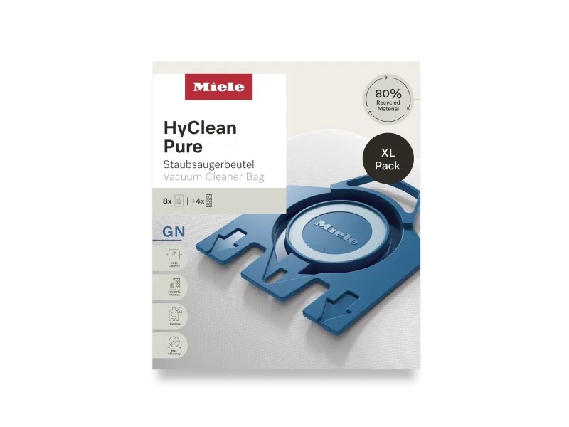 GN XL Pack Saci de Aspirator 8 buc cu 4 buc filtre: 2 evacuare si 2 protectie motor - Miele - Image 1