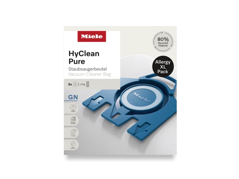 GN Allergy XL Pack Saci de Aspirator 8 buc cu 1 buc Hepa AirClean filter - Miele - Image 1