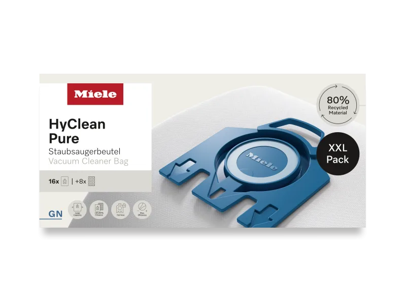 GN XXL Pack Saci de Aspirator HyClean 3D 16 buc cu 8 filtre - Miele - Image 1