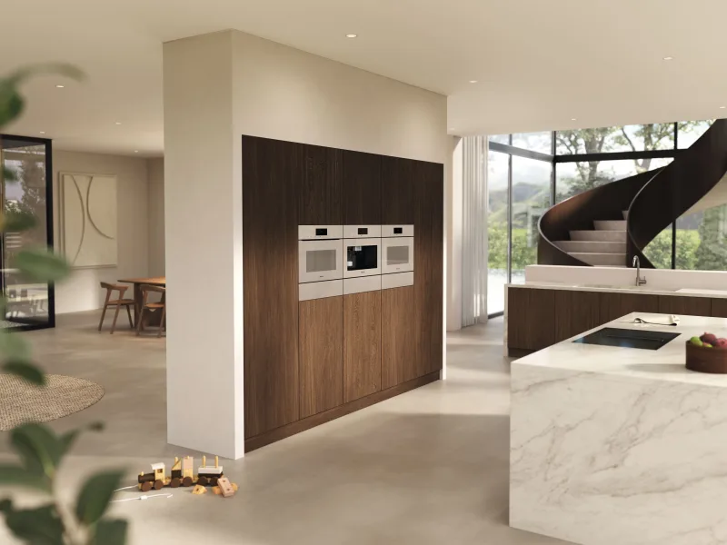 H7840 BMX D PEBE Pearl Beige Cuptor combi cu microunde fara maner - Miele - Image 7