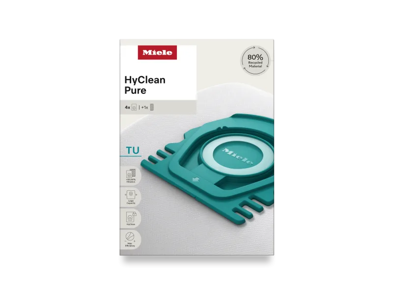 Saci de aspirator TU HyClean Pure cu 1 filtru AirClean - Miele - Image 1