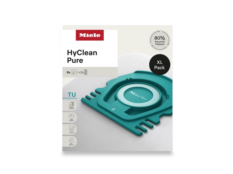 Set 8 saci + 2 filtre HyClean Pure TU XL - Miele - Image 1