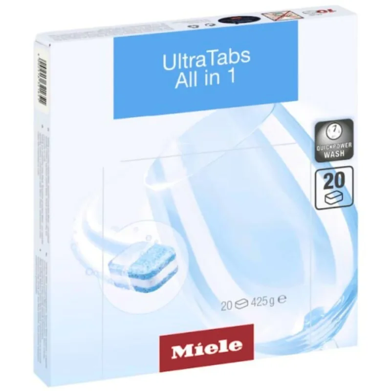 Tablete detergent UltraTabs AllinOne 20 pentru masina de spalat vase - Miele - Image 2