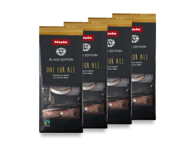 Cafea boabe Miele Black Edition OneForAll 4x250 - Miele