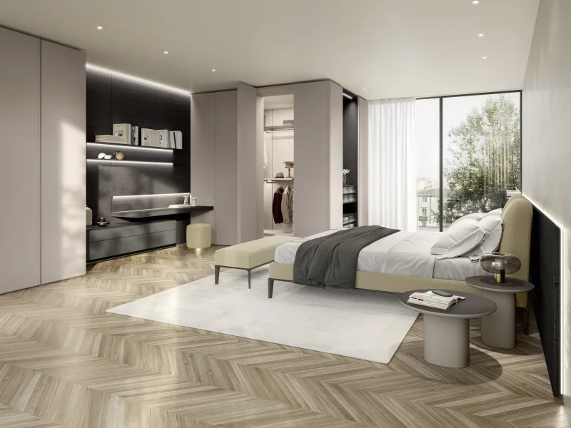 Dressing Armadio con Boiserie - Sangiacomo