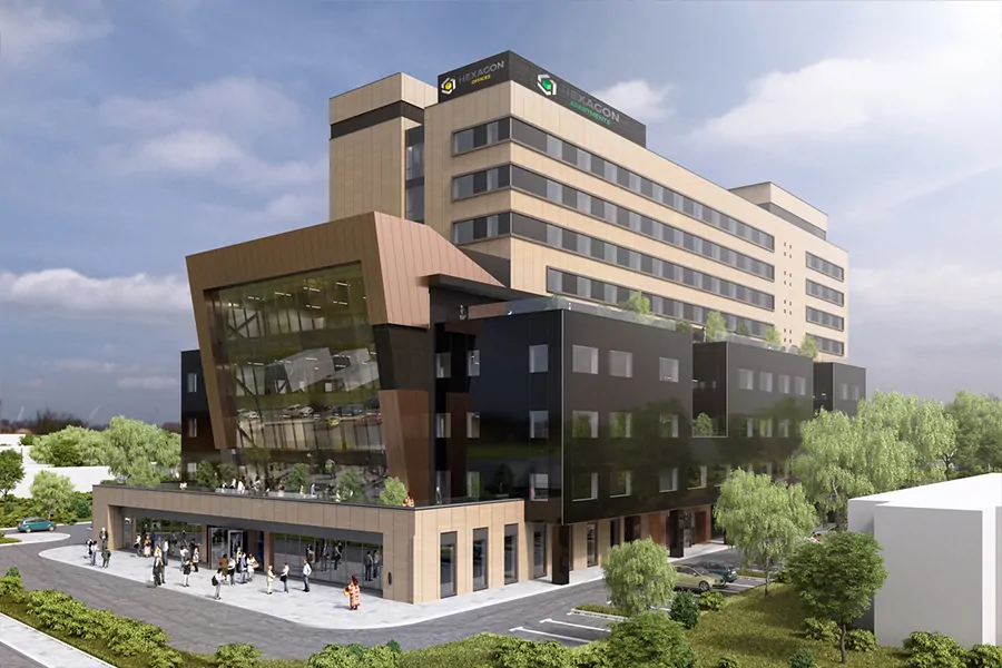 Hexagon Building, Cluj-Napoca