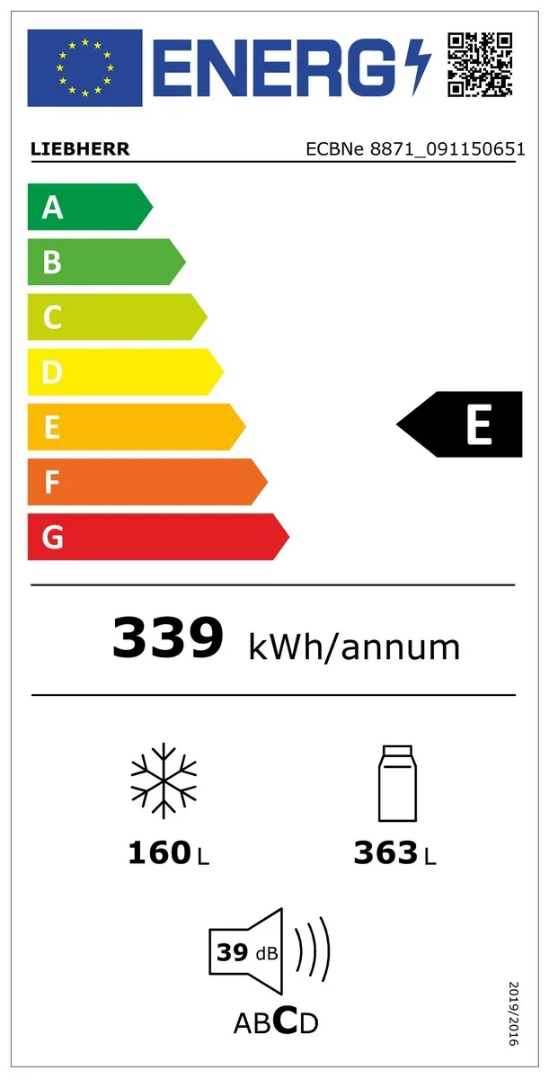 Combină frigorifică ECBNe 8871 BioFresh NoFrost Liebherr - Image 2