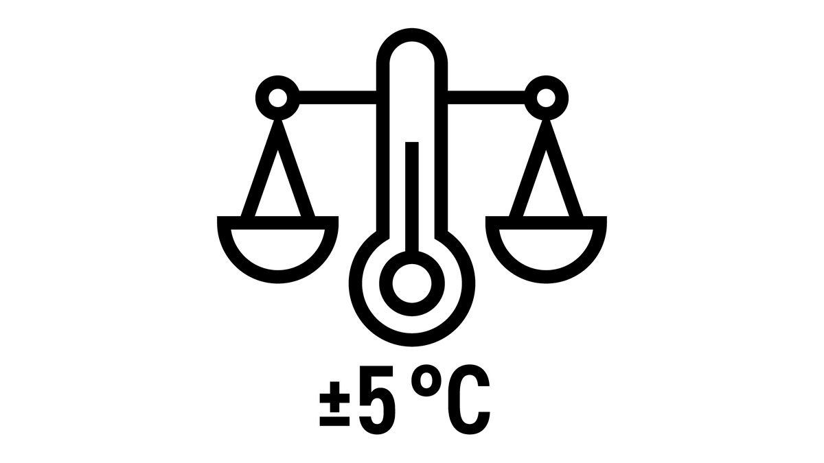 Stabilitatea temperaturii de ±5°C