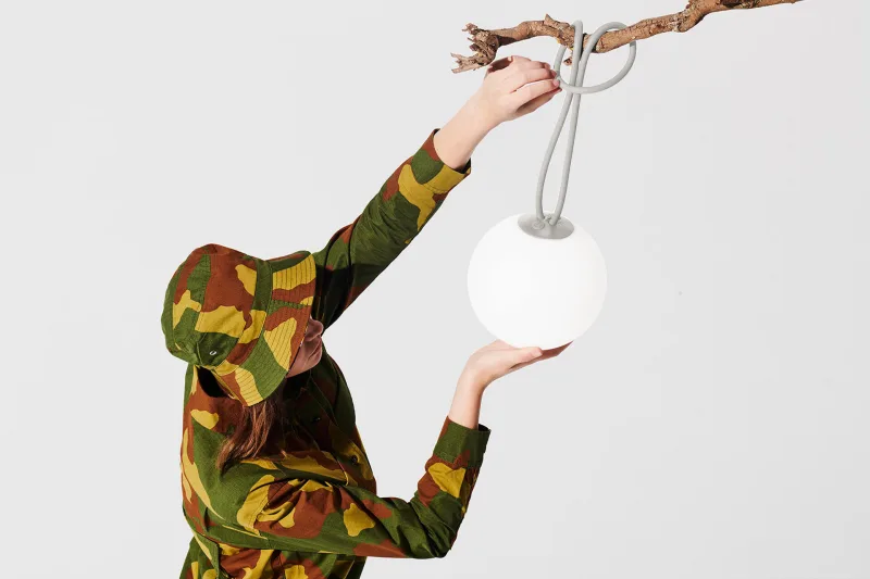 Lampă suspendată Fatboy Bolleke Light Grey - Image 9