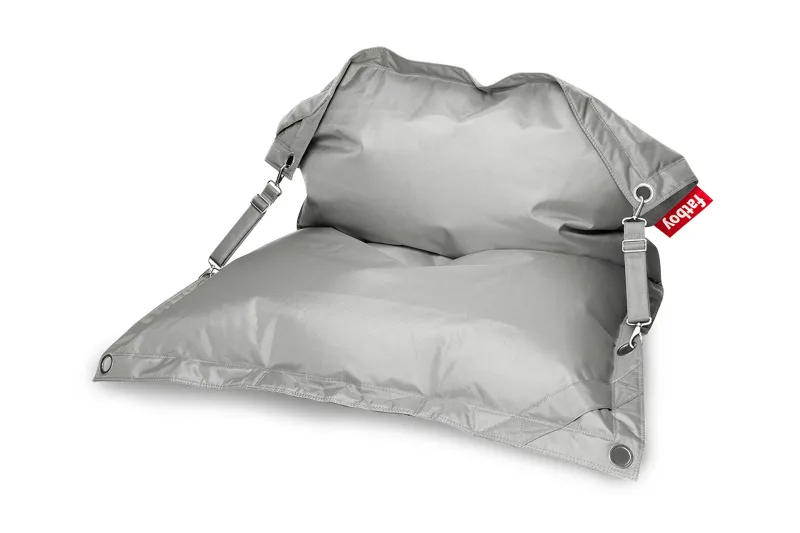 Fotoliu puf de exterior Fatboy Buggle-up Light Grey - Image 1