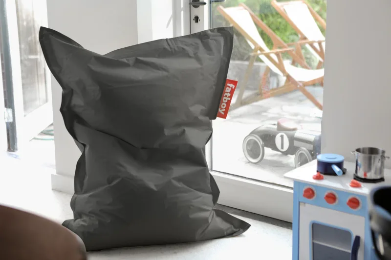 Fotoliu puf de interior Fatboy Junior Dark Grey - Image 5
