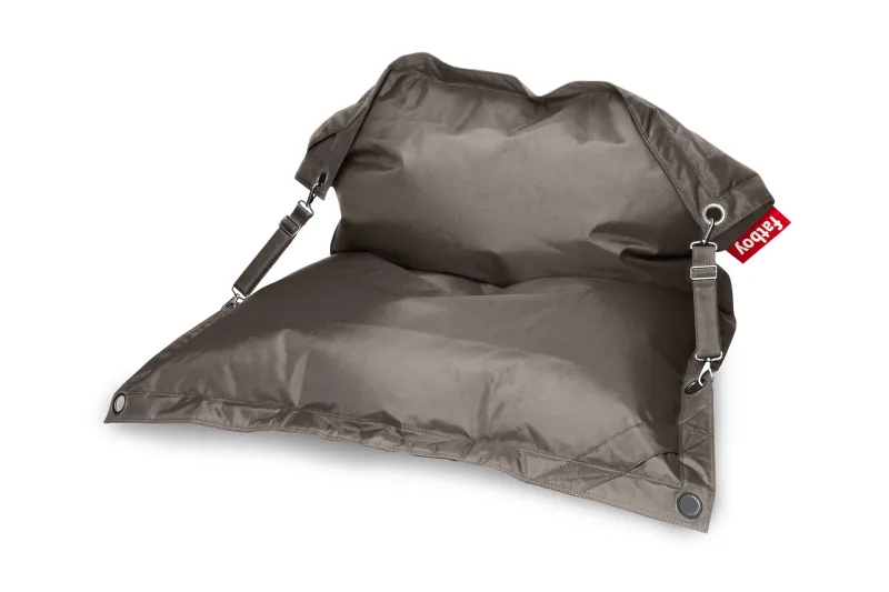 Fotoliu puf de exterior Fatboy Buggle-up Taupe - Image 1