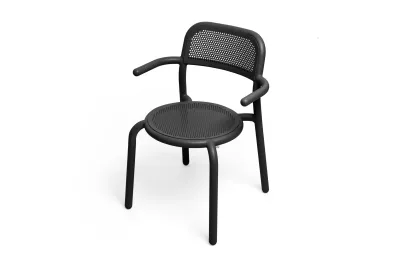 Scaun de grădină cu cotiere Fatboy Toní Armchair Anthracite
