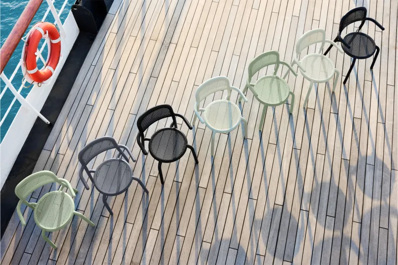 Scaun de grădină cu cotiere Fatboy Toní Armchair Anthracite - Image 8