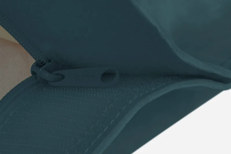 Fotoliu puf de interior Fatboy Original Slim Velvet Petrol - Image 3