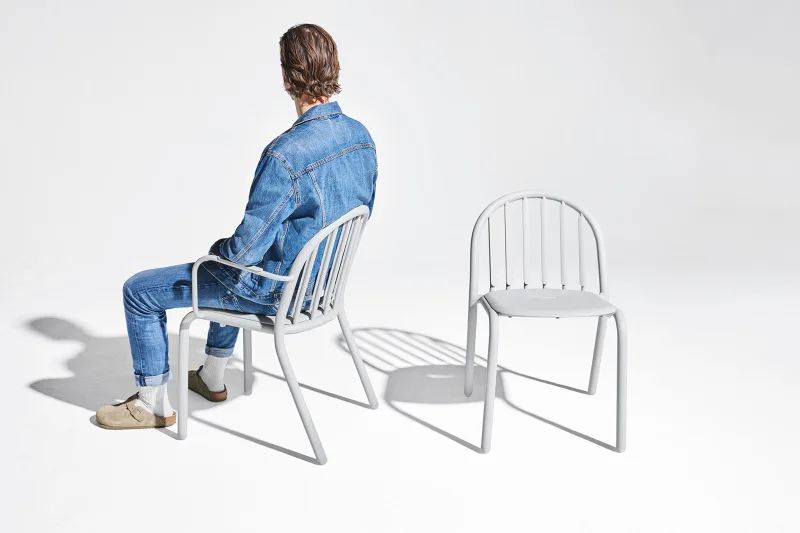 Fotoliu de terasă Fatboy Fred's Armchair Light Grey - Image 3