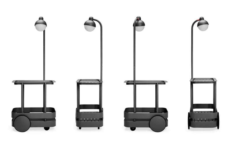 Masă bar mobilă Fatboy Jolly Trolley Anthracite - Image 8