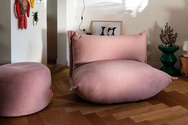 Taburet mare Fatboy Point Large Sherpa Pinky Promise - Image 5