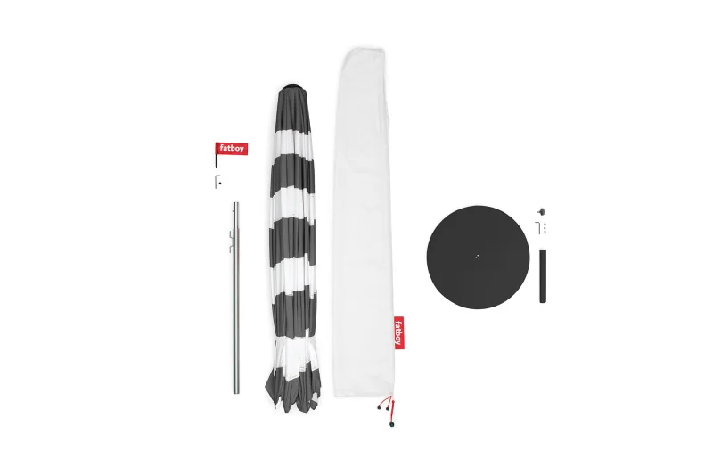 Umbrelă de soare Fatboy Stripesol Wave Blue + Base Black - Image 6