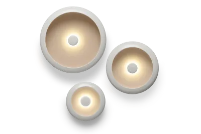 Set lămpi de perete Fatboy Oloha Trio Light Grey