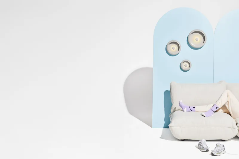 Set lămpi de perete Fatboy Oloha Trio Light Grey - Image 15