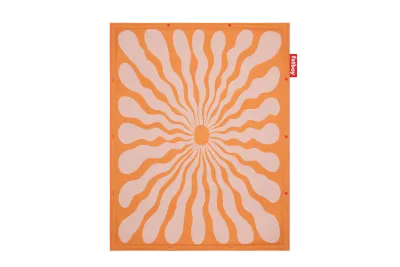 Covor Fatboy Flying Carpet Liquid Flower Orange/pink