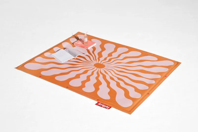 Covor Fatboy Flying Carpet Liquid Flower Orange/pink - Image 2