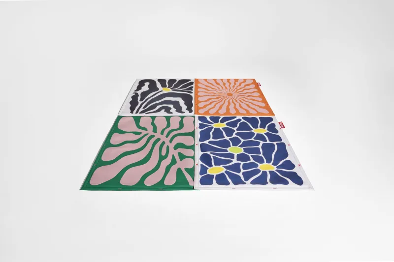 Covor Fatboy Flying Carpet Liquid Flower Orange/pink - Image 7
