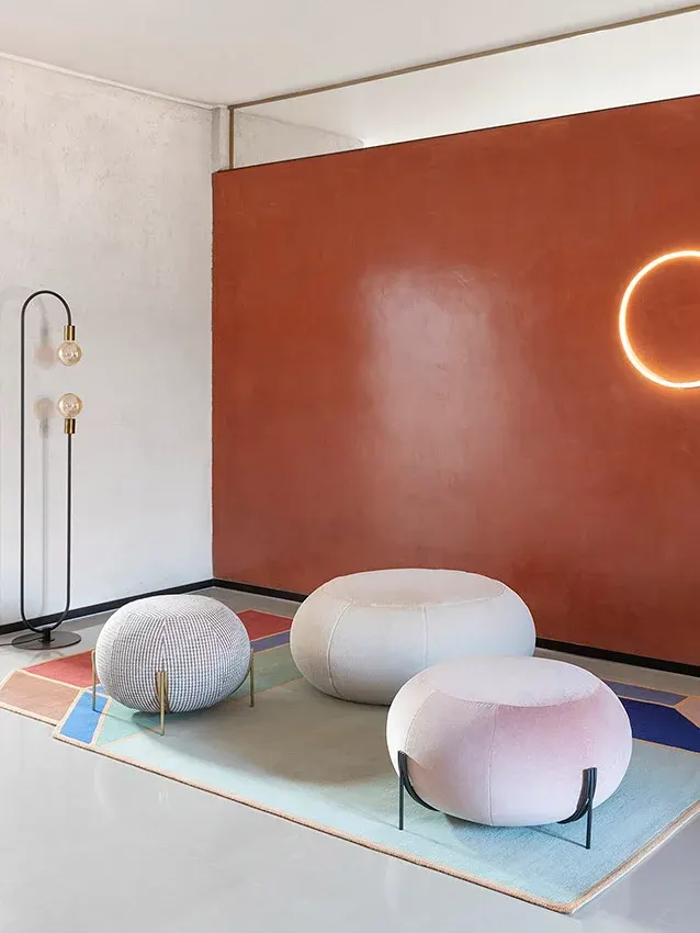 Taburet Geo Pouf - Saba - Image 4