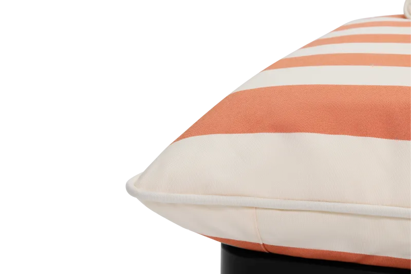 Set canapea lounge de exterior Fatboy Paletti Set Large Right Stripe Orange Creme - Image 3
