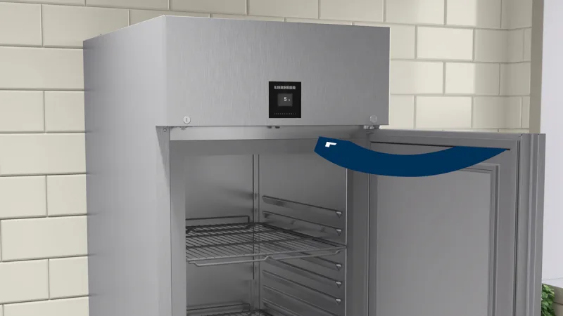 Ușa cu închidere automată la < 90° / închidere automată a ușii la mai puțin de 90°