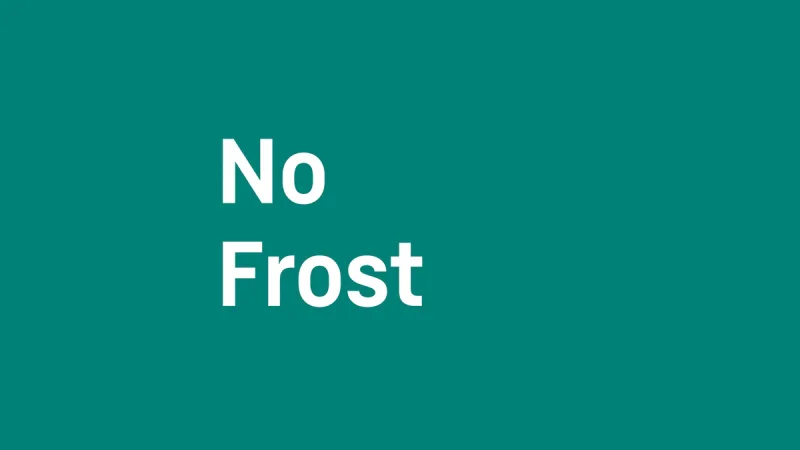 Tehnologie NoFrost