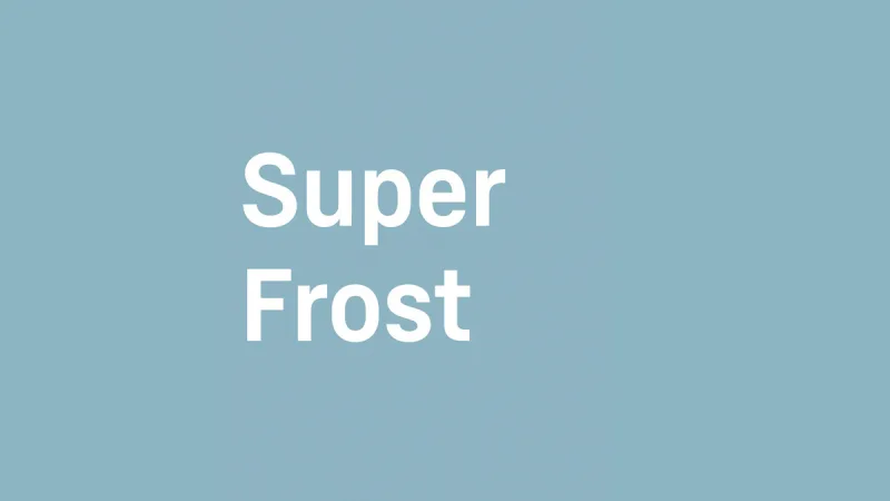 SuperFrost