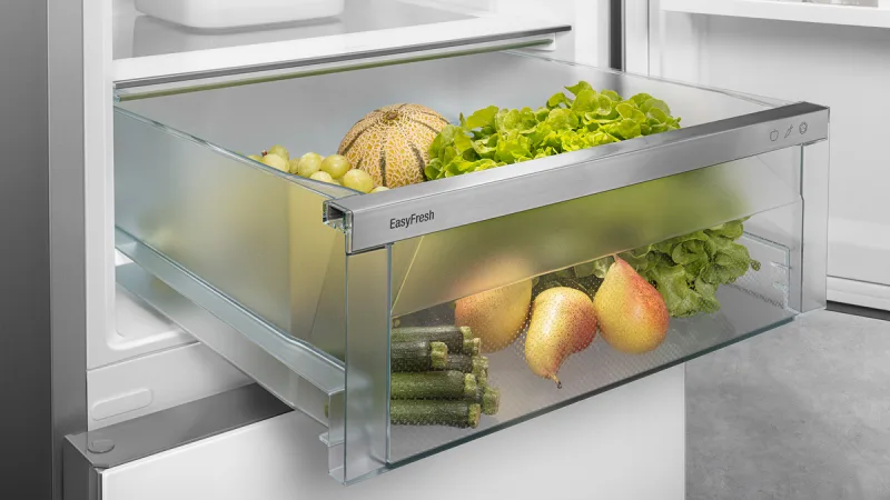 Siguranță EasyFresh cu glisieră integrată în sertar