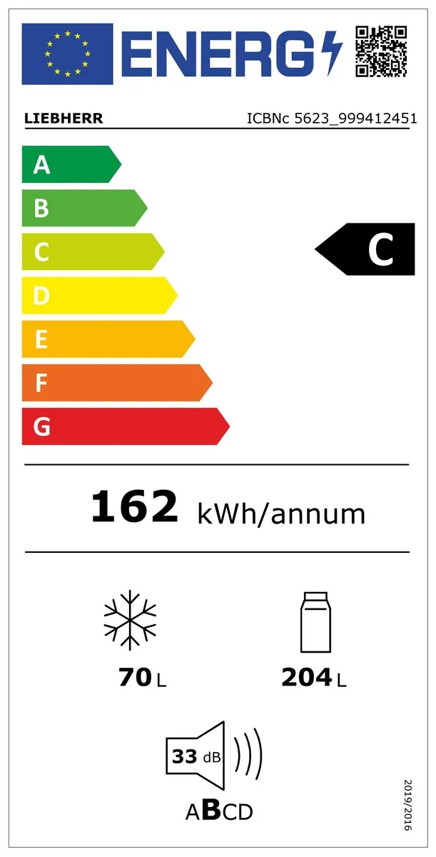 Combină frigorifică ICBNc 5623 plus BioFresh NoFrost Liebherr - Image 2