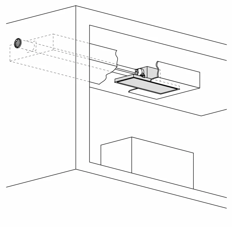 Ventilație de tavan seria 200, 120 cm, Gaggenau Light Bronze Gaggenau - Image 9