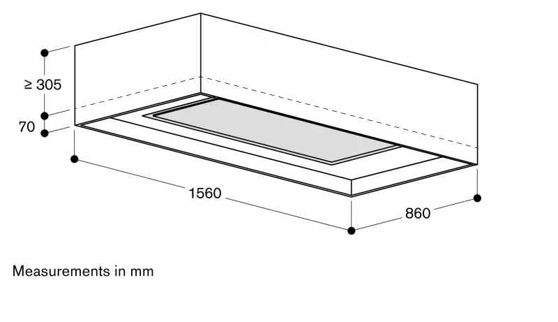 Ventilație de tavan seria 200, 120 cm, Gaggenau Light Bronze Gaggenau - Image 10