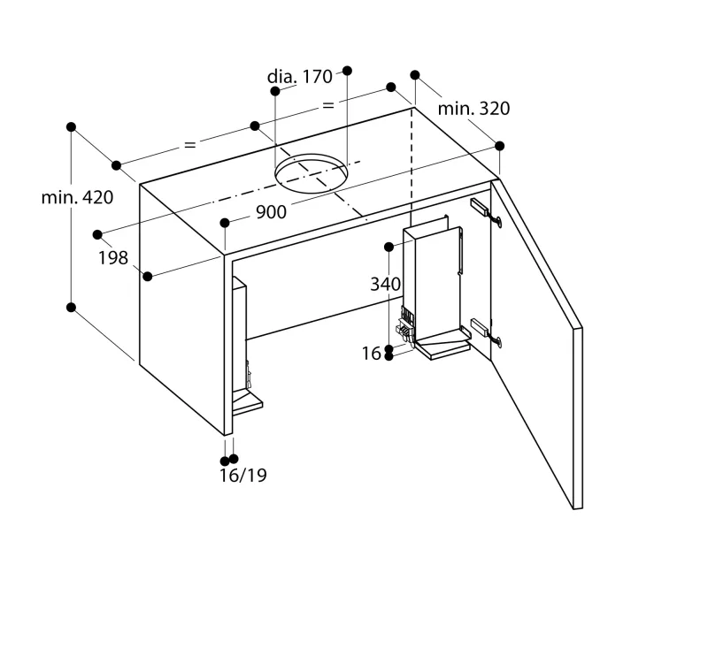 Hotă plată seria 200, 90 cm, oțel inoxidabil Gaggenau - Image 9