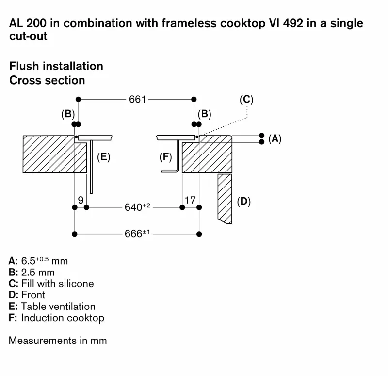 Ventilație de masă seria 200, 90 cm, montaj îngropat Gaggenau - Image 22