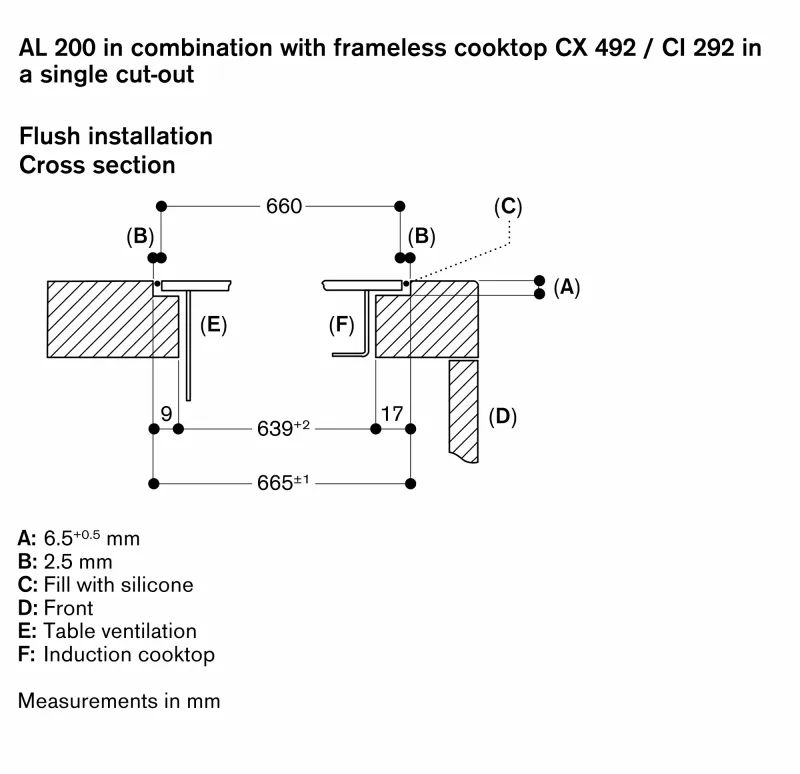 Ventilație de masă seria 200, 90 cm, montaj îngropat Gaggenau - Image 10