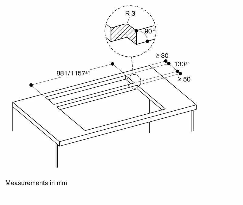Ventilație de masă seria 400, 90 cm, oțel inoxidabil Gaggenau - Image 11
