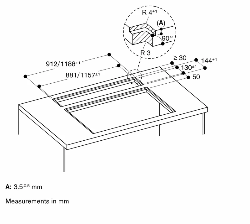 Ventilație de masă seria 400, 90 cm, oțel inoxidabil Gaggenau - Image 12
