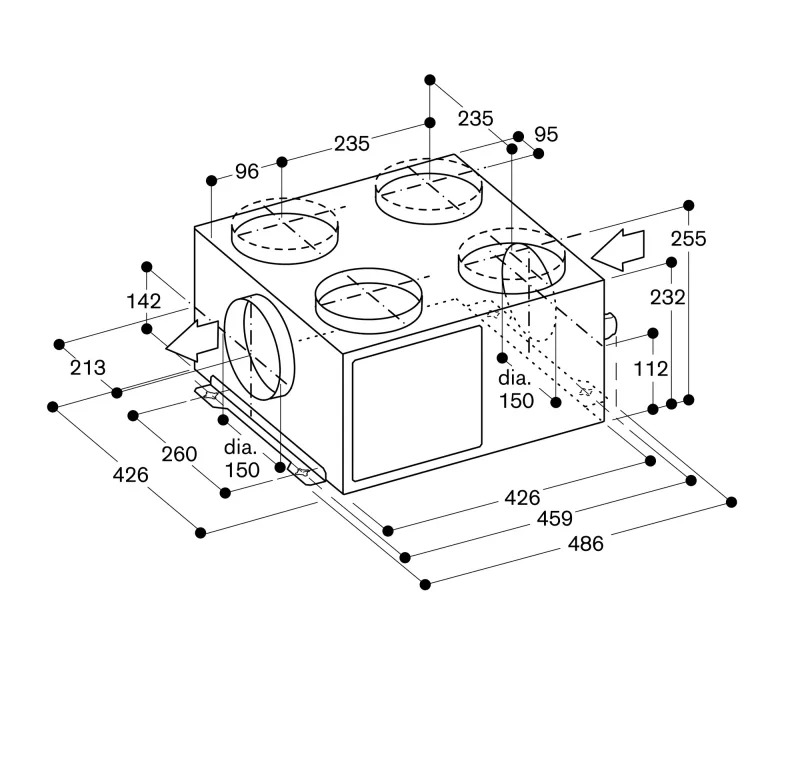Unitate de ventilator la distanță seria 400 Gaggenau - Image 4