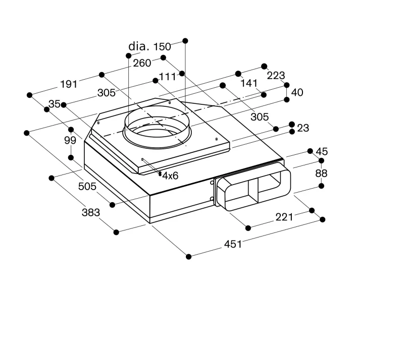 Unitate de ventilator la distanță seria 400 Gaggenau - Image 4